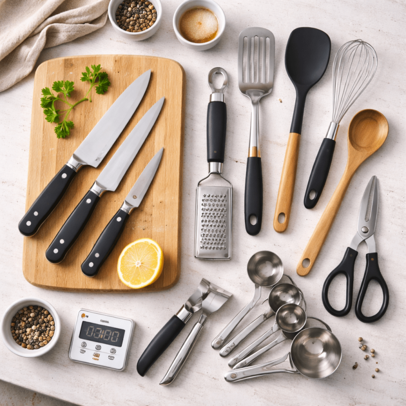 Essential kitchen tools for everyday cooking